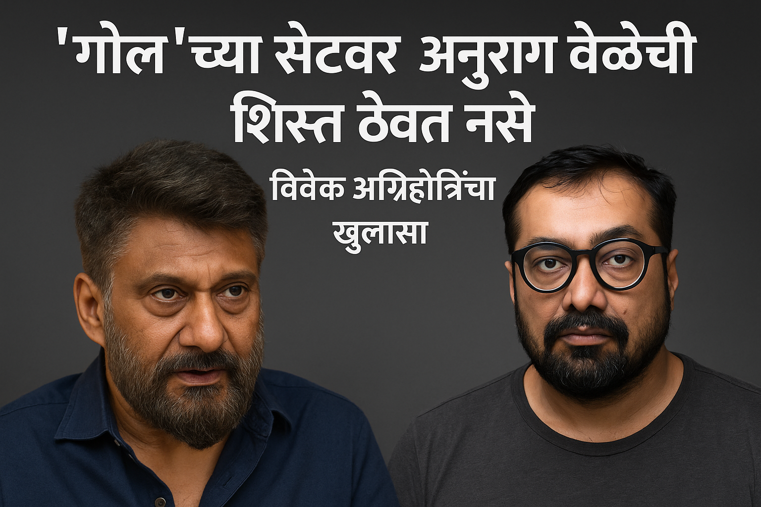 बॉलिवूड दिग्दर्शक Vivek Agnihotri चा दिग्दर्शक Anurag Kashyap यांच्याशी झालेल्या अनुभवाबद्दल संवाद